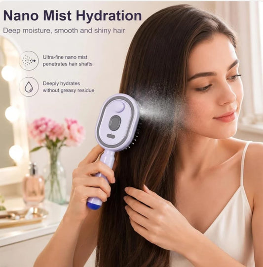 Electric Spray Retractable Air Cushion Comb