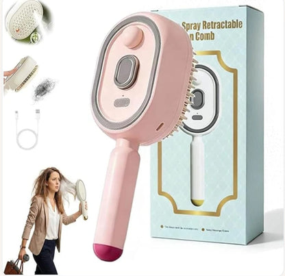 Electric Spray Retractable Air Cushion Comb